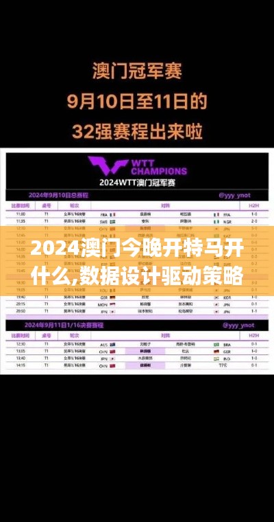 2024澳門今晚開特馬開什么,數(shù)據(jù)設計驅(qū)動策略_標準版46.608-9
