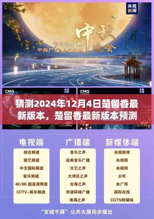 楚留香游戲革新展望，預測2024年12月4日最新版本的變革與趨勢