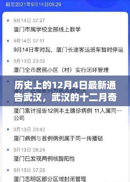 武漢的奇跡，十二月四日的溫馨日常故事
