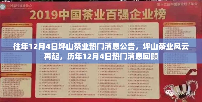 歷年12月4日坪山茶業(yè)風(fēng)云回顧與最新熱門消息公告