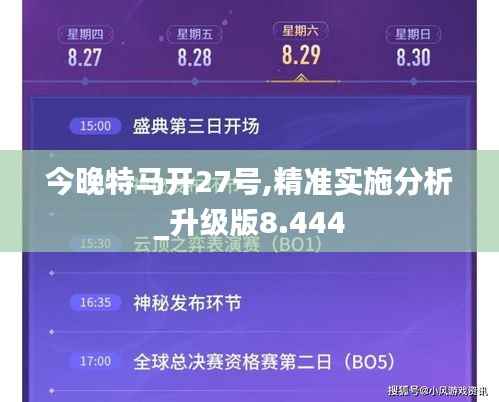 今晚特馬開27號(hào),精準(zhǔn)實(shí)施分析_升級(jí)版8.444