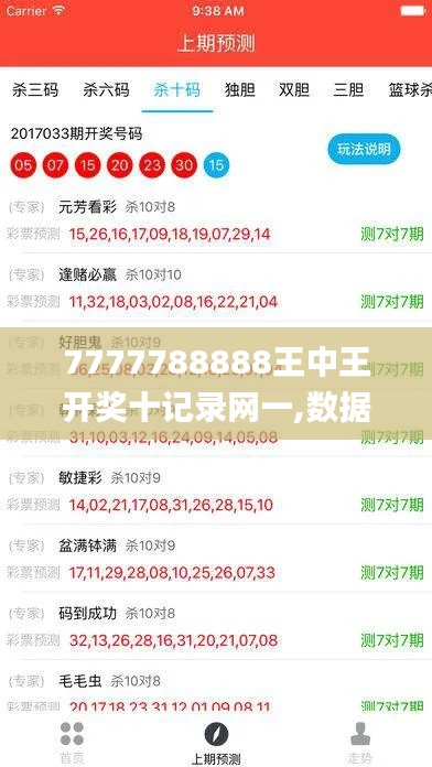 7777788888王中王開獎十記錄網(wǎng)一,數(shù)據(jù)解析支持策略_WP8.624
