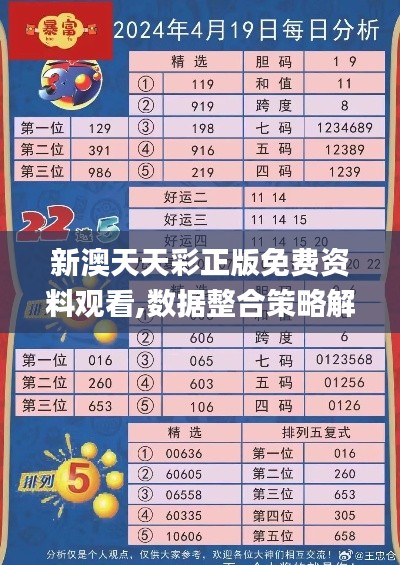 新澳天天彩正版免費資料觀看,數(shù)據(jù)整合策略解析_The8.739