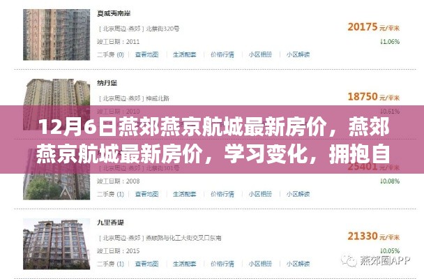 燕郊燕京航城最新房價動態(tài)，學(xué)習(xí)變化，擁抱自信，共創(chuàng)美好未來