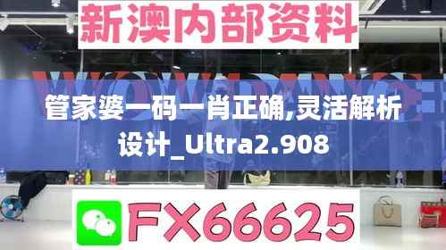 管家婆一碼一肖正確,靈活解析設(shè)計_Ultra2.908