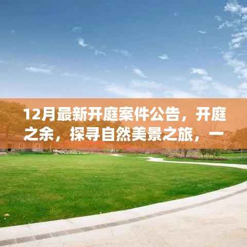 12月最新開庭案件公告，開庭之余，探尋自然美景之旅，一場(chǎng)遠(yuǎn)離塵囂的心靈之旅