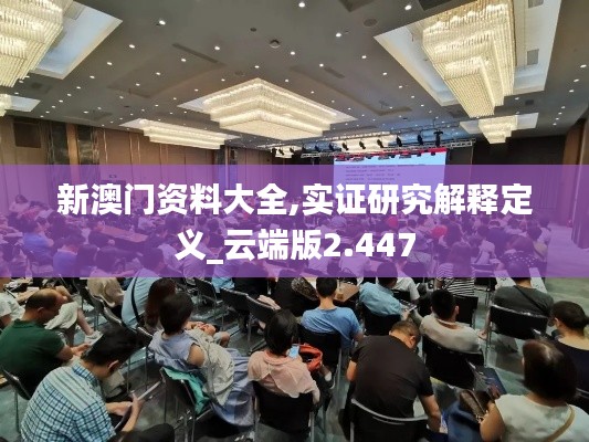 新澳門資料大全,實(shí)證研究解釋定義_云端版2.447