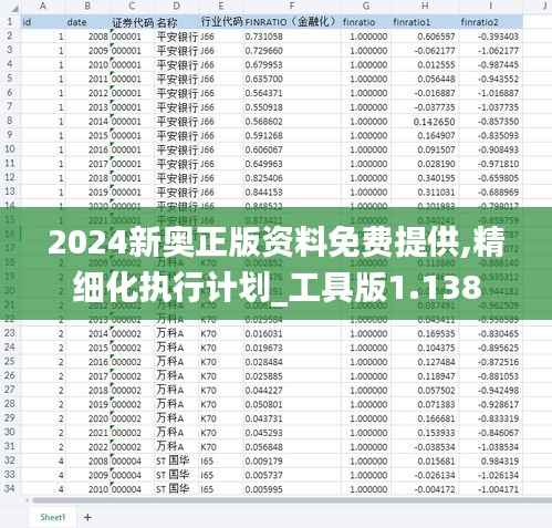 2024新奧正版資料免費提供,精細化執(zhí)行計劃_工具版1.138