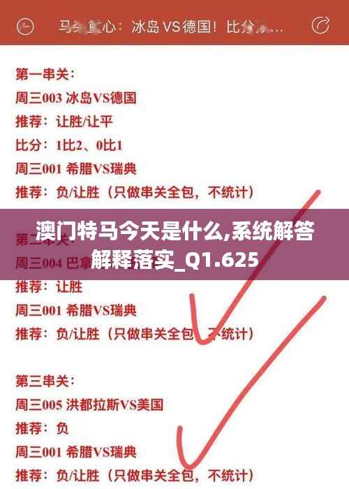 澳門特馬今天是什么,系統(tǒng)解答解釋落實_Q1.625
