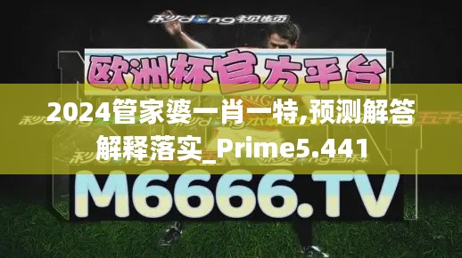 2024管家婆一肖一特,預(yù)測解答解釋落實_Prime5.441