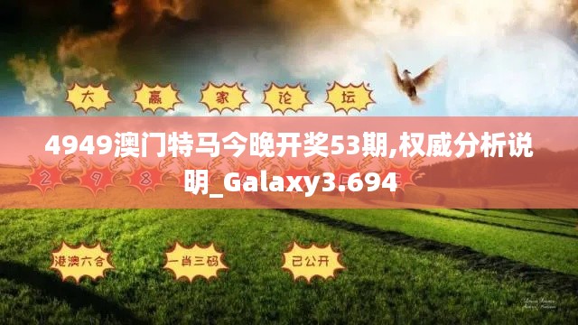 4949澳門特馬今晚開(kāi)獎(jiǎng)53期,權(quán)威分析說(shuō)明_Galaxy3.694