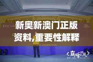 新奧新澳門正版資料,重要性解釋落實方法_鉆石版2.601