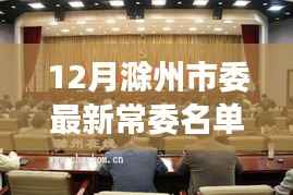 滁州市委最新常委名單公布，領(lǐng)導(dǎo)團(tuán)隊(duì)更新與展望（附要點(diǎn)解析）