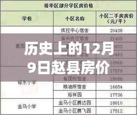 歷史上的12月9日趙縣房價風云解析，熱門消息深度探討