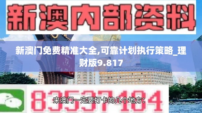 新澳門免費精準大全,可靠計劃執(zhí)行策略_理財版9.817