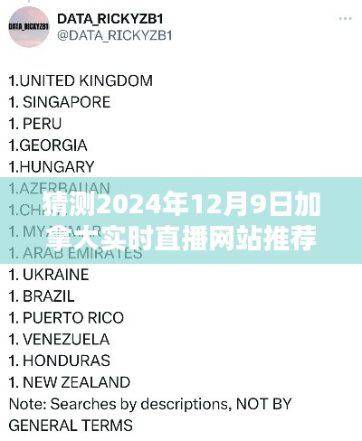 初學者與進階用戶指南，如何猜測并推薦觀看加拿大實時直播網(wǎng)站（2024年12月版）