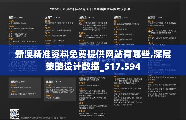 新澳精準資料免費提供網站有哪些,深層策略設計數(shù)據_S17.594