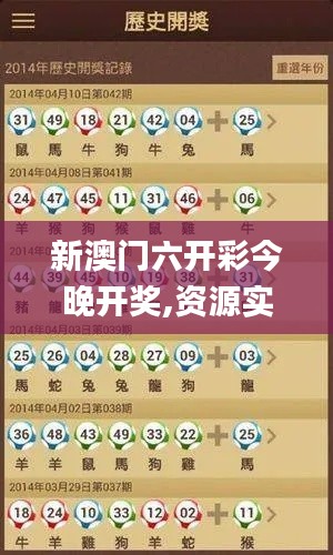 新澳門六開彩今晚開獎,資源實施方案_創(chuàng)新版10.160