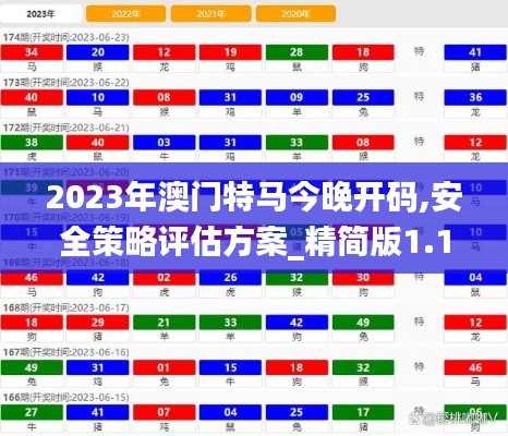 2023年澳門特馬今晚開碼,安全策略評(píng)估方案_精簡(jiǎn)版1.119