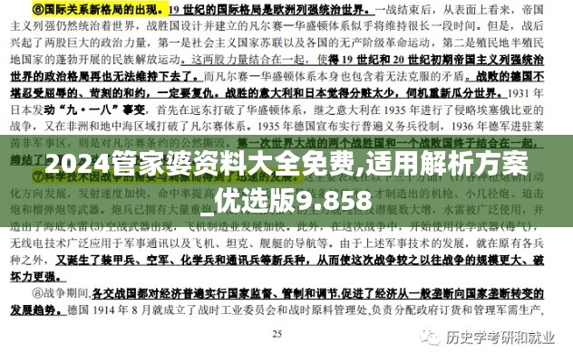 2024管家婆資料大全免費(fèi),適用解析方案_優(yōu)選版9.858