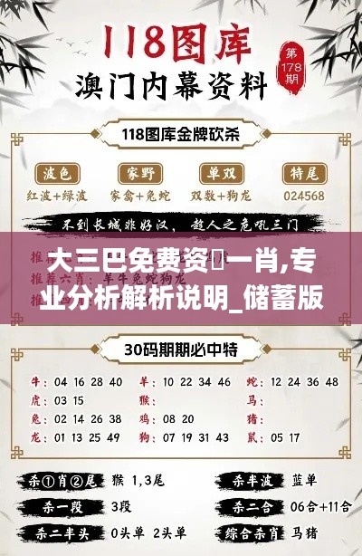 大三巴免費資枓一肖,專業(yè)分析解析說明_儲蓄版2.535