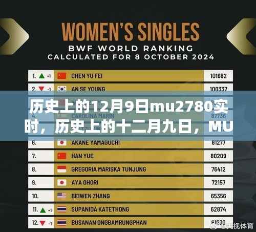 MU2780背后的溫馨日常故事，歷史上的十二月九日實時回顧