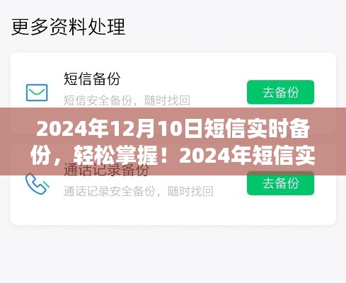2024年短信實(shí)時(shí)備份指南，輕松掌握備份步驟，適合初學(xué)者與進(jìn)階用戶