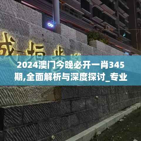 2024澳門今晚必開一肖345期,全面解析與深度探討_專業(yè)款2.559