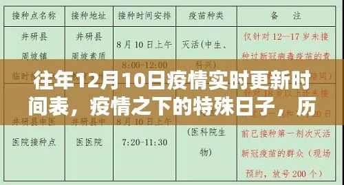 歷年十二月十日疫情回顧，特殊日子下的實時更新時間表與抗疫歷程