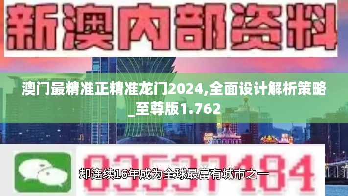 澳門最精準(zhǔn)正精準(zhǔn)龍門2024,全面設(shè)計解析策略_至尊版1.762