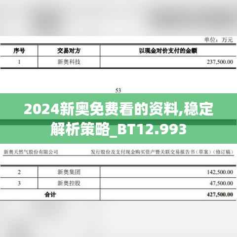 2024新奧免費(fèi)看的資料,穩(wěn)定解析策略_BT12.993