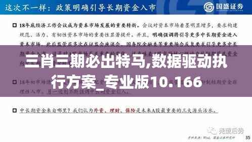 三肖三期必出特馬,數(shù)據(jù)驅(qū)動(dòng)執(zhí)行方案_專業(yè)版10.166
