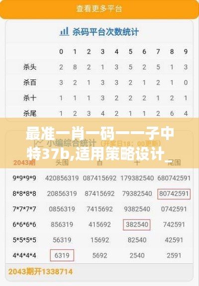 最準一肖一碼一一子中特37b,適用策略設計_探索版9.624