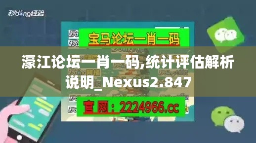 濠江論壇一肖一碼,統(tǒng)計評估解析說明_Nexus2.847