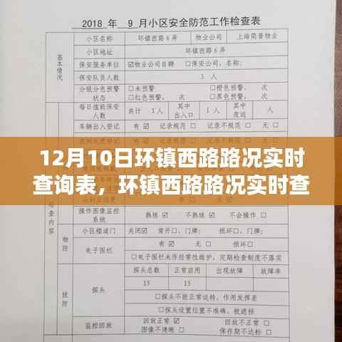 掌握出行必備工具，環(huán)鎮(zhèn)西路路況實(shí)時(shí)查詢(xún)表（12月10日更新）