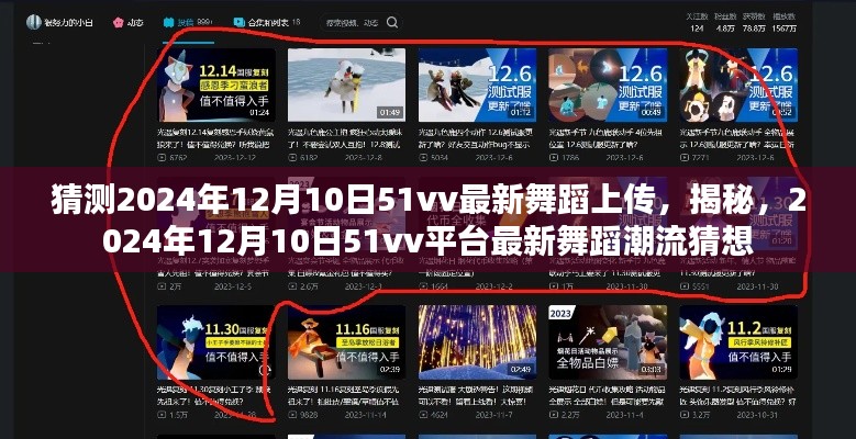 揭秘，2024年12月10日51vv平臺最新舞蹈潮流猜想上傳動態(tài)