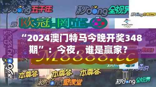 “2024澳門特馬今晚開獎(jiǎng)348期”：今夜，誰(shuí)是贏家？
