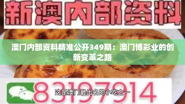 澳門內(nèi)部資料精準(zhǔn)公開349期：澳門博彩業(yè)的創(chuàng)新變革之路