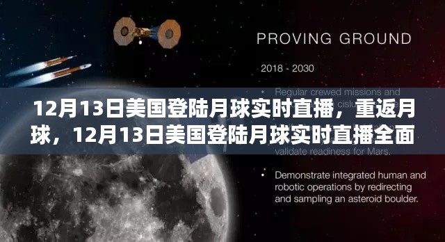 美國重返月球，12月13日登陸月球?qū)崟r直播的全面評測與介紹