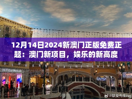 12月14日2024新澳門正版免費正題：澳門新項目，娛樂的新高度