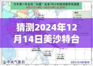 關(guān)于美沙特臺風(fēng)在2024年12月14日的實時路徑預(yù)測與探討，未知與猜測