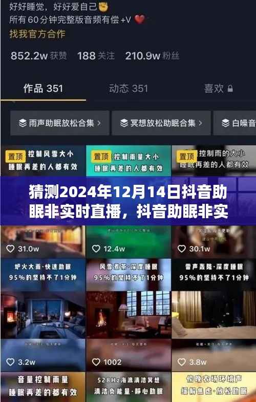 預(yù)測(cè)未來趨勢(shì)與挑戰(zhàn)，抖音助眠非實(shí)時(shí)直播展望