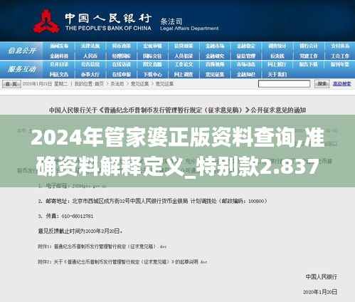 2024年管家婆正版資料查詢,準(zhǔn)確資料解釋定義_特別款2.837