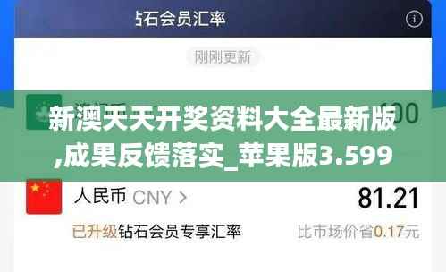 新澳天天開獎(jiǎng)資料大全最新版,成果反饋落實(shí)_蘋果版3.599