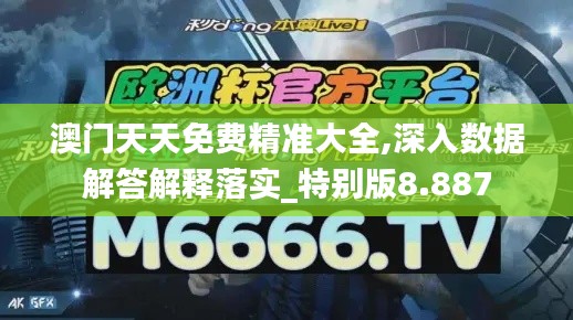 澳門天天免費精準大全,深入數(shù)據(jù)解答解釋落實_特別版8.887