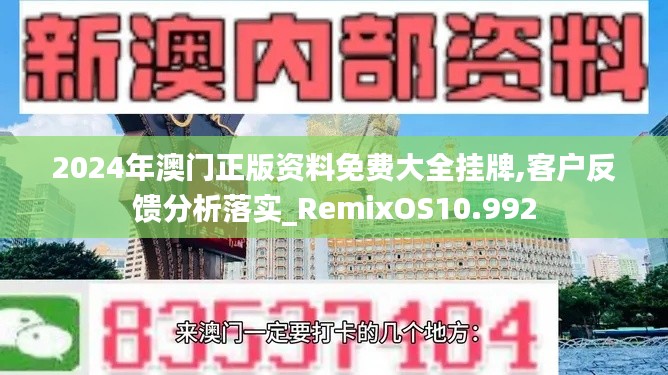 2024年澳門正版資料免費大全掛牌,客戶反饋分析落實_RemixOS10.992