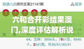 六和合開(kāi)彩結(jié)果澳門(mén),深度評(píng)估解析說(shuō)明_定制版2.602
