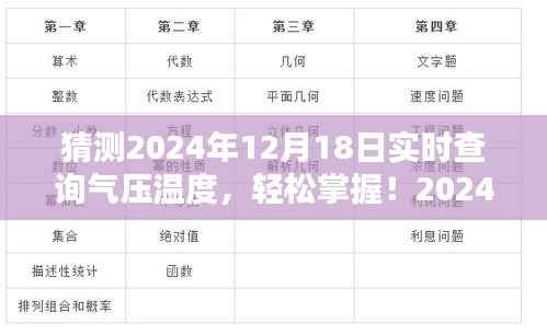 2024年12月18日氣壓溫度實(shí)時(shí)查詢?nèi)ヂ?，輕松掌握最新數(shù)據(jù)！