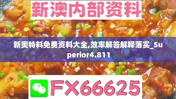 新奧特料免費資料大全,效率解答解釋落實_Superior4.811