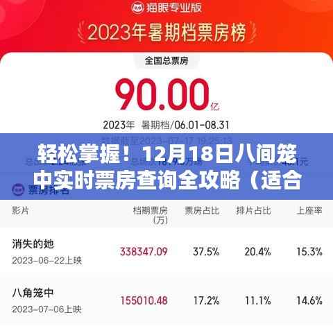 12月18日電影票房查詢?nèi)ヂ裕p松掌握八間籠中實時票房（適合初學者與進階用戶）